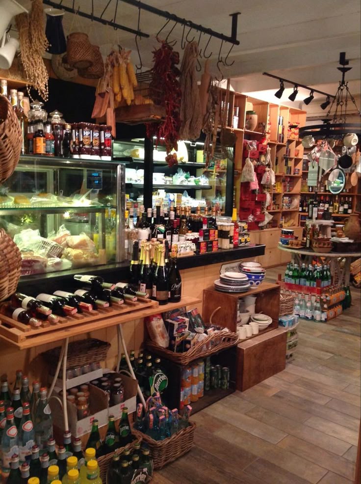 Well-stocked general retail shop interior